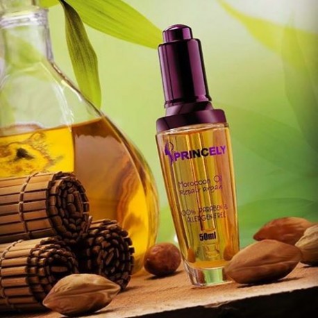 روغن آرگان پرنسلی - ترمیم کننده قوی موهای آسیب دیده - حجم 50 میلی لیتر - تصویر 2