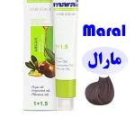 رنگ مو مارال 6/19 رنگ بلوند دودی بنفش تیره