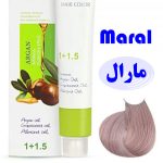 رنگ مو مارال 8/1 رنگ بلوند دودی روشن