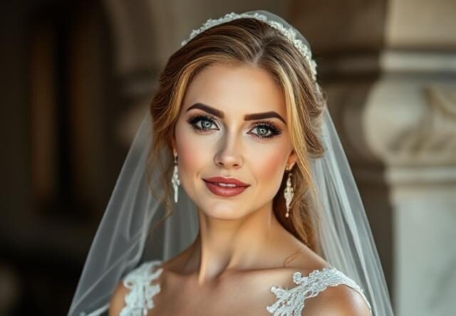 استایل عروس ساده