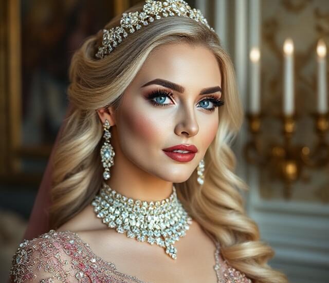 استایل عروس عقد لاکچری