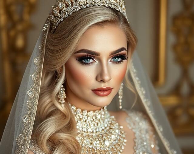 استایل عروس لاکچری بلوند