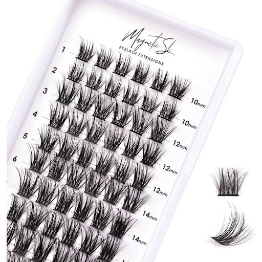 مژههای تکی یا دستهای (Individual / Cluster Lashes)