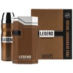 ست ادکلن و اسپری لجند قهوه‌ای Legend - مردانه - درجه یک - 100 میلی لیتر