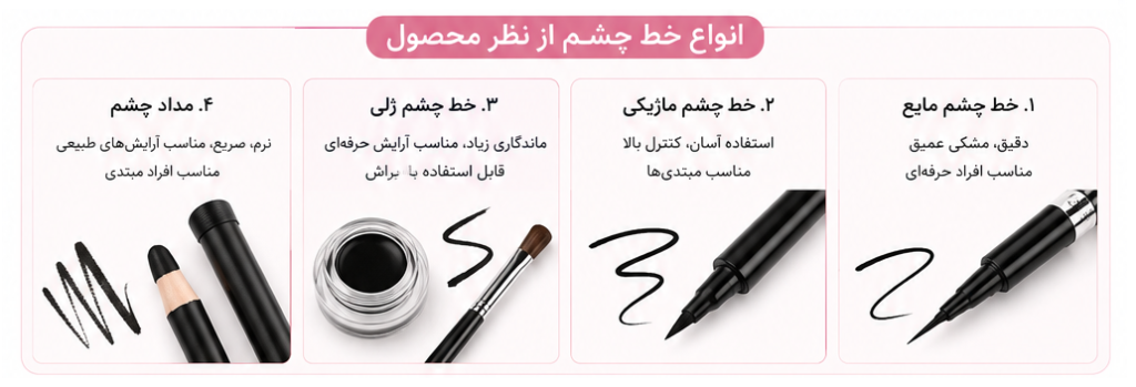 انواع خط چشم دخترانه