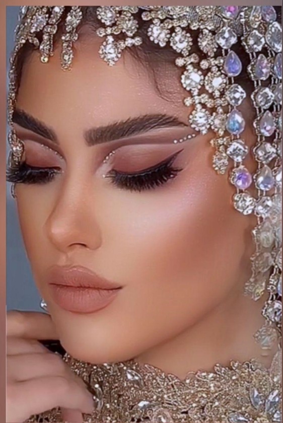 میکاپ عروس عربی