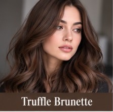 رنگ مو قهوه‌ای ترافل؛ Truffle Brunette