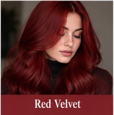 رنگ مو قرمز مخملی؛ Red Velvet