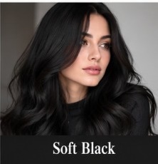 رنگ مو مشکی نرم؛ Soft Black
