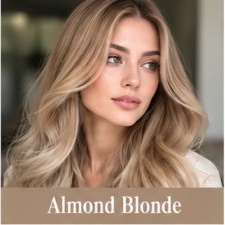 رنگ مو بلوند بادامی؛ Almond Blonde