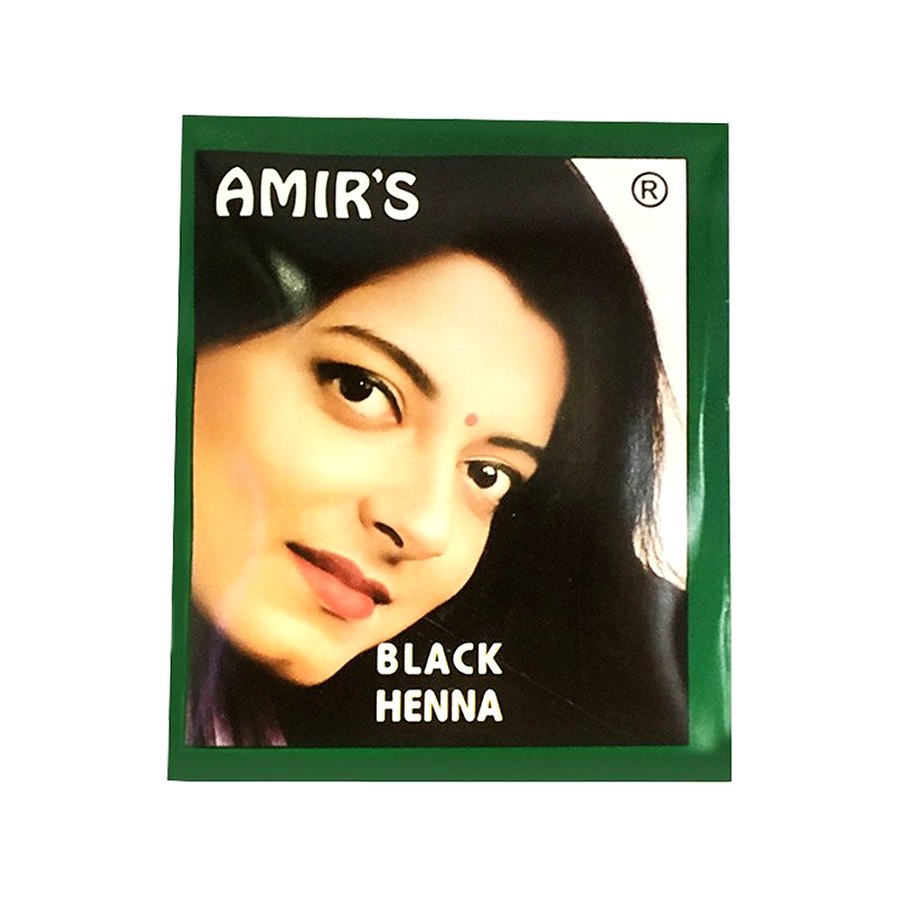 hana-black حنا رنگ مشکی بسته 10 گرمی - تصویر 1